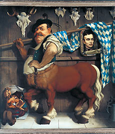 Zeichnung Kentaur von Hans Reiser