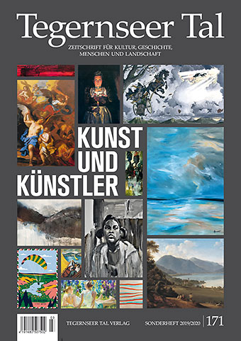 Titelseite des Tegernseer Tal Sonderheftes 2019/2020 - Kunst und Künstler