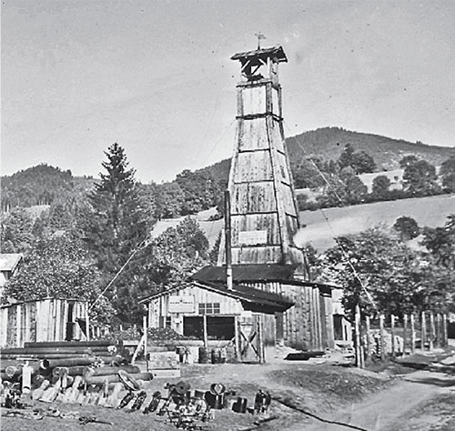 Am Bohrplatz in Schliersee