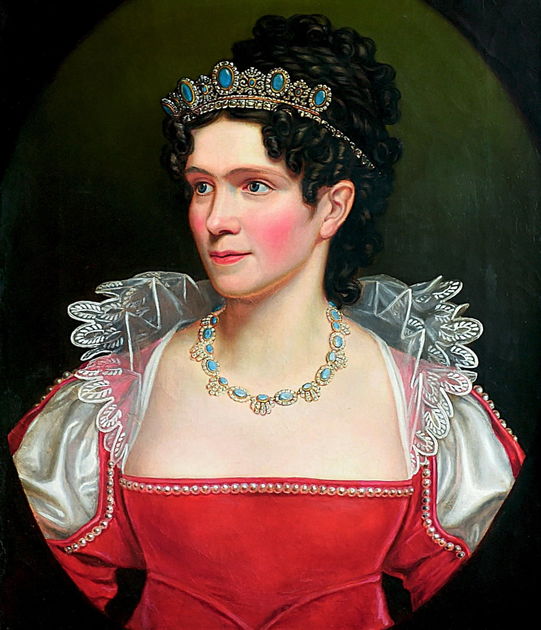 K&ouml;nigin Karoline von Bayern, Portrait von Joseph Stieler
