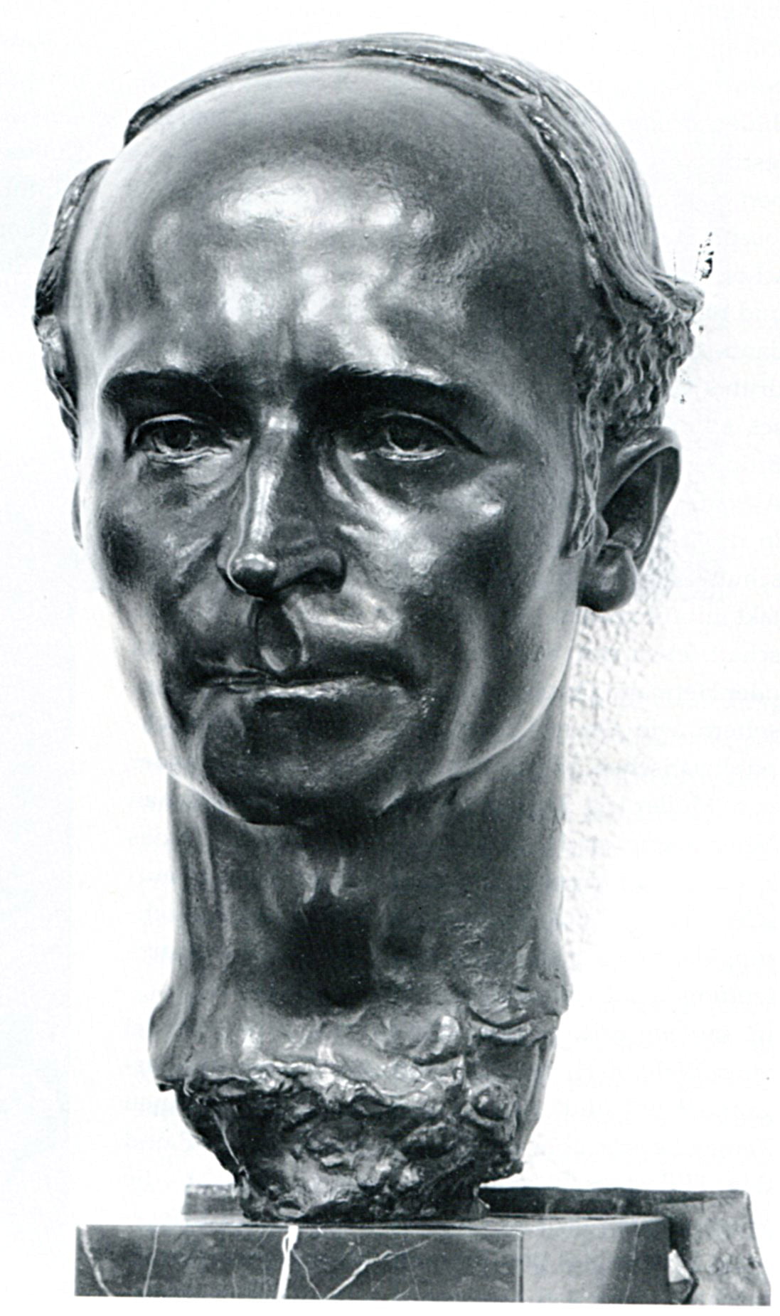 Bronzeb&uuml;ste des schweizer Generalkonsuls Dr. Paul Frei