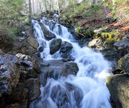 Wasserfälle in den Tegrnseer Bergen