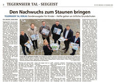 Bericht Tegernseer Zeitung vom 23.11.2022