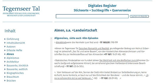 Symbolbild Digitales Register